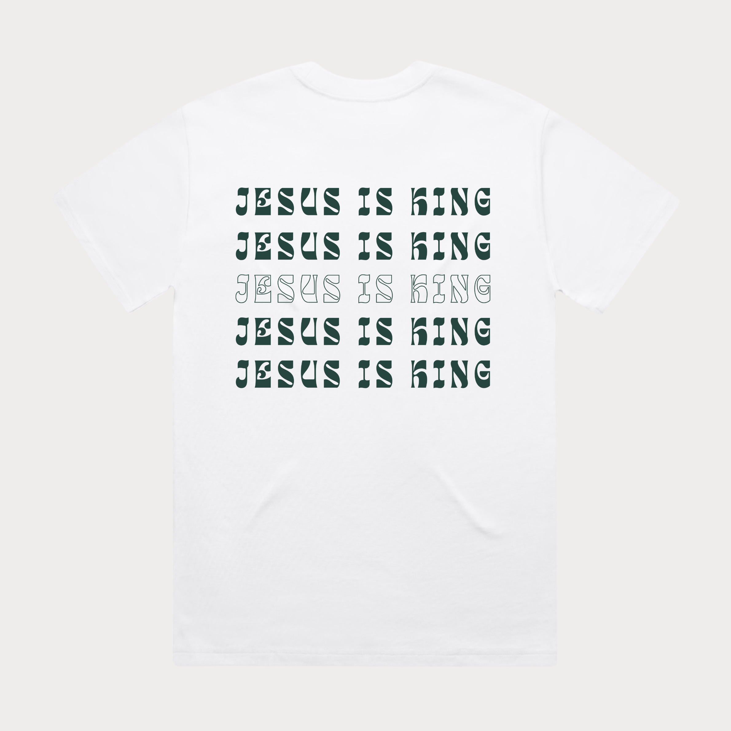 Jesus is King Tee - Men's